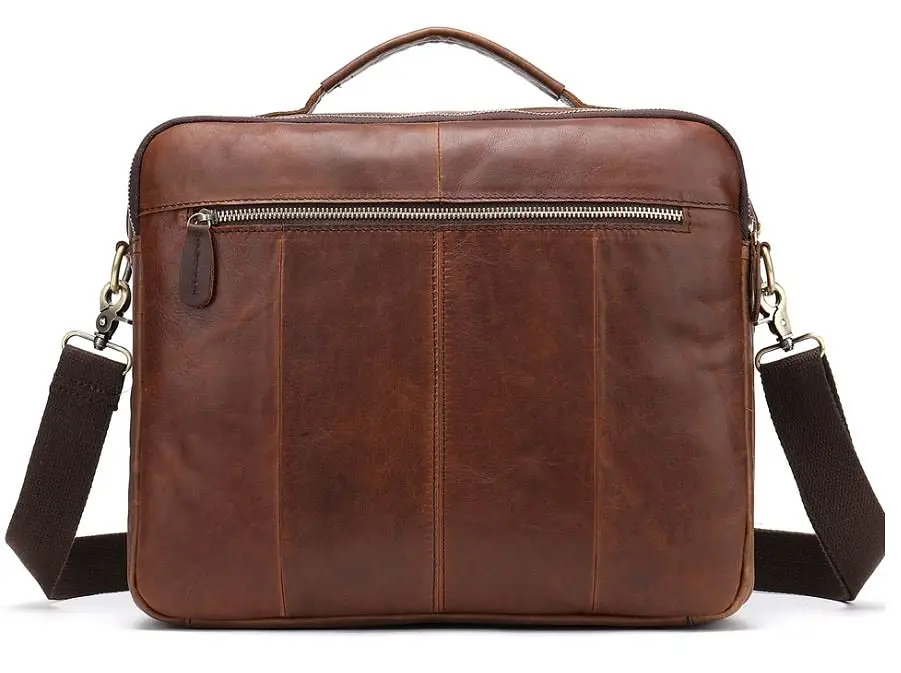 Сумка кожаная мужская Vintage 34х29х7,5 см sum0012382 - фото 2