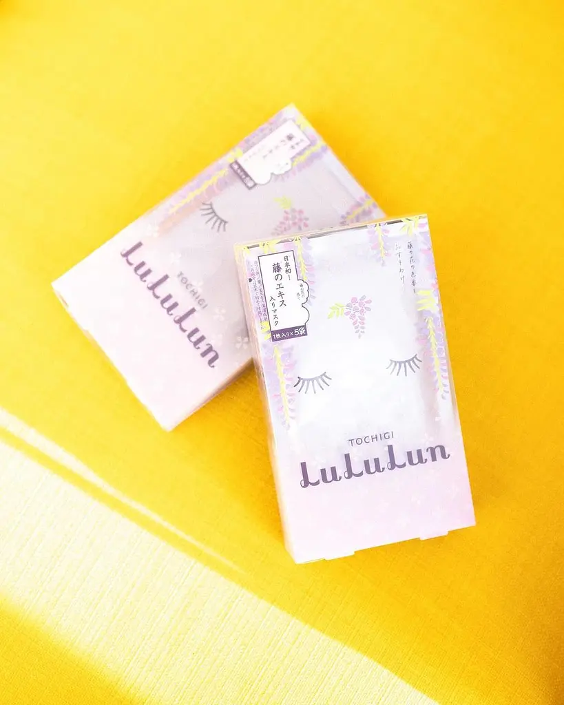 LULULUN Face Mask Wisteria Flower зволожуюча маска з екстрактом гліцинії, 1 шт х 5 уп - фото 3