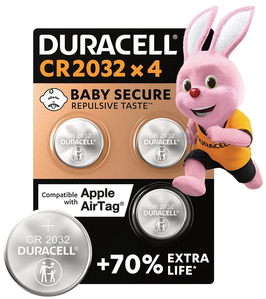 Спеціальна літієва батарейка типу «таблетка» Duracell 2032 3V, (DL2032/CR2032), 4 шт. (6806460) - фото 6