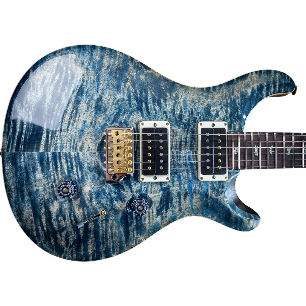 Електрогітара PRS Custom 24 10 Top Faded Whale Blue (162691) - фото 4