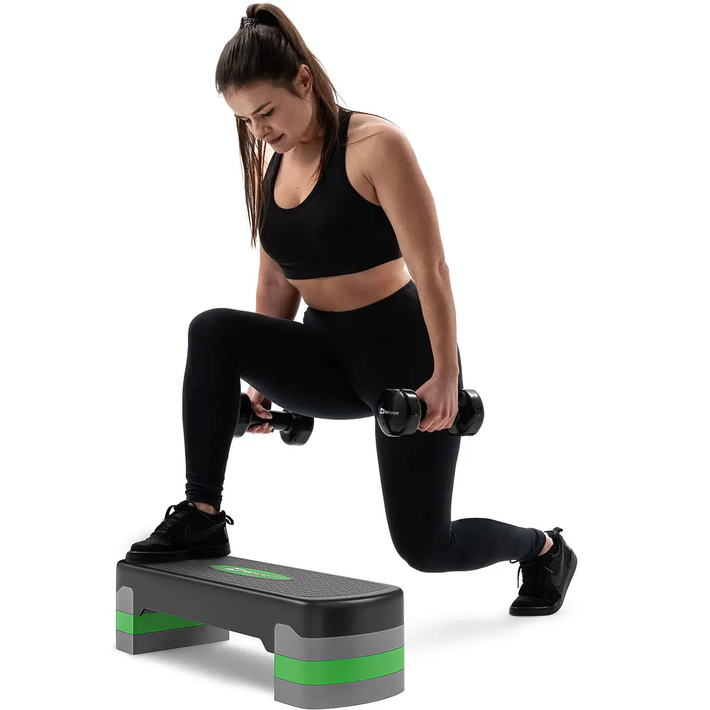 Степ платформа Hop-Sport HS-PP020AS чорно-зелена - фото 6