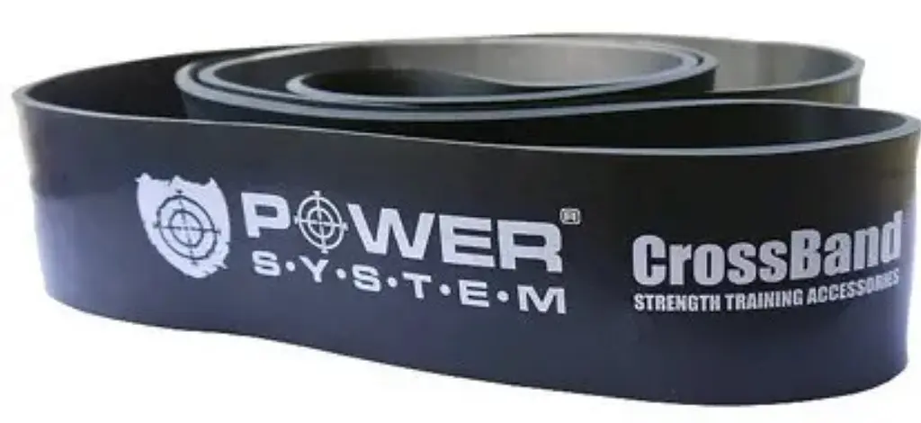 Резинка для фитнеса и кроссфита Power System PS-4055 CrossFit Level 5 Black (сопротивление 25-65 кг) (PS-4055_Black) - фото 3