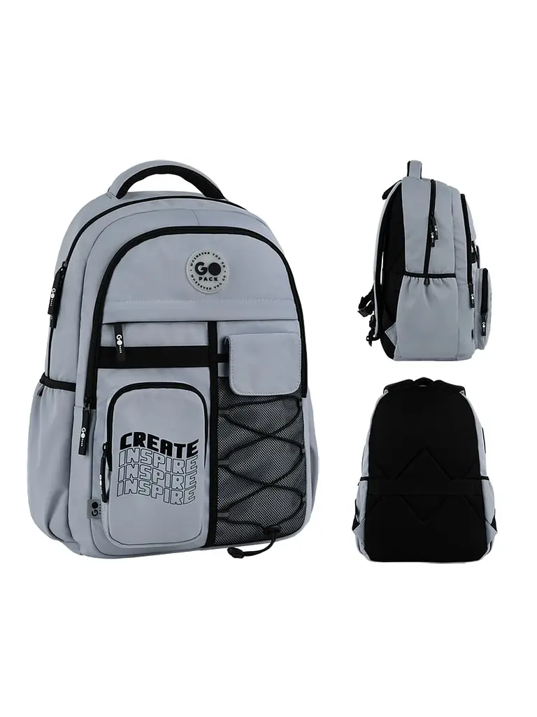 Рюкзак GoPack Education Teens 184 сірий (GO26-184L-2) - фото 4