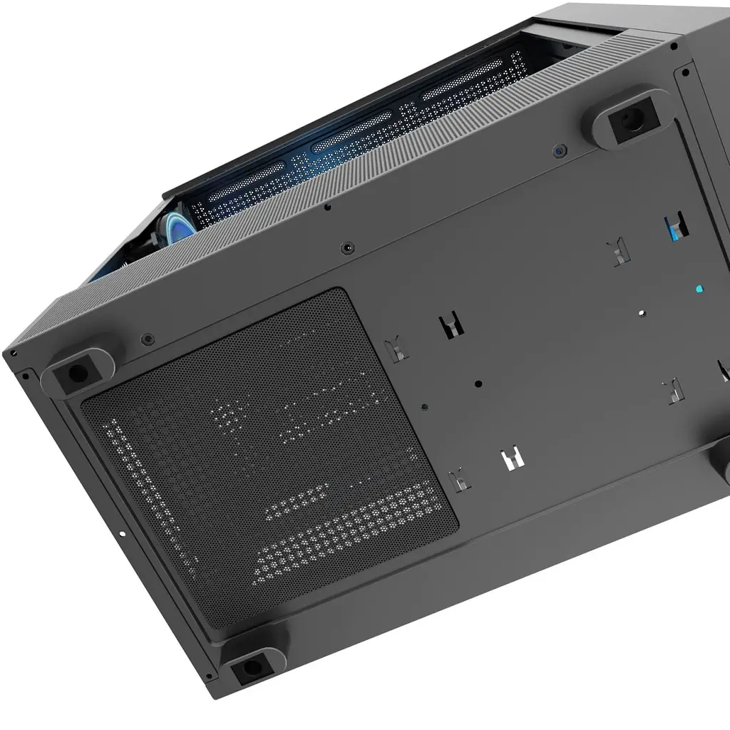 Корпус Modecom BREEZE BLACK USB 3.0x2 USB-Cx1 ARGB 4x140 мм fans без БЖ ATX (AT-BREEZE-MG-ARGB-10-0000) - фото 4