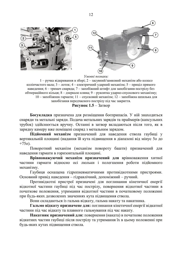 155-мм самохідна гаубиця М109A3GN (М109A4). Методичний посібник - фото 11