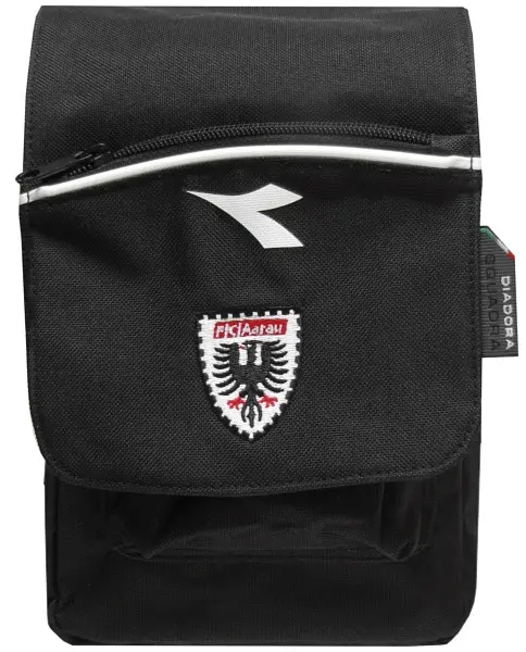 Чоловіча сумка на плече Diadora Tracolla Longstr FC Чорна - фото 2