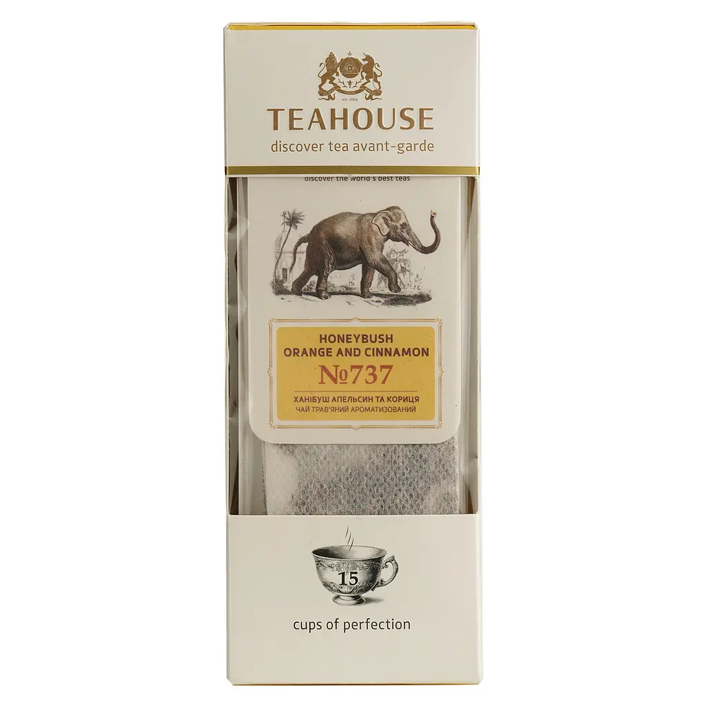 Чай Teahouse Perfect Cup 737 Ханібуш Апельсин та кориця 20х2.5 г - фото 2