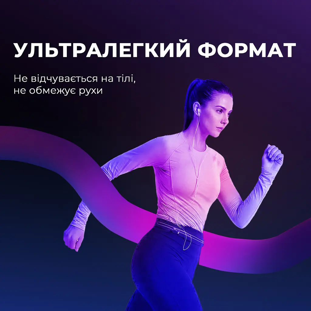 Спортивна сумка для бігу на пояс YUNMAI Sports Waist bag Black YMWP-N301 - фото 7