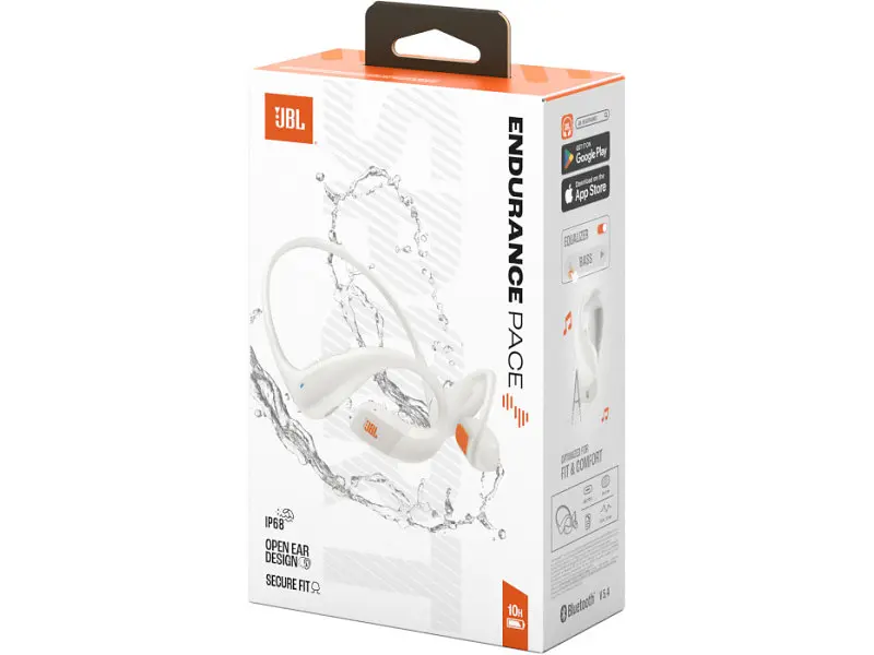 Навушники з мікрофоном JBL Endurance Pace White (ENDUPACEWHT) - фото 10