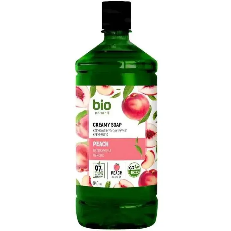Крем-мило BIO 946мл ЗАПАСКА Персикове