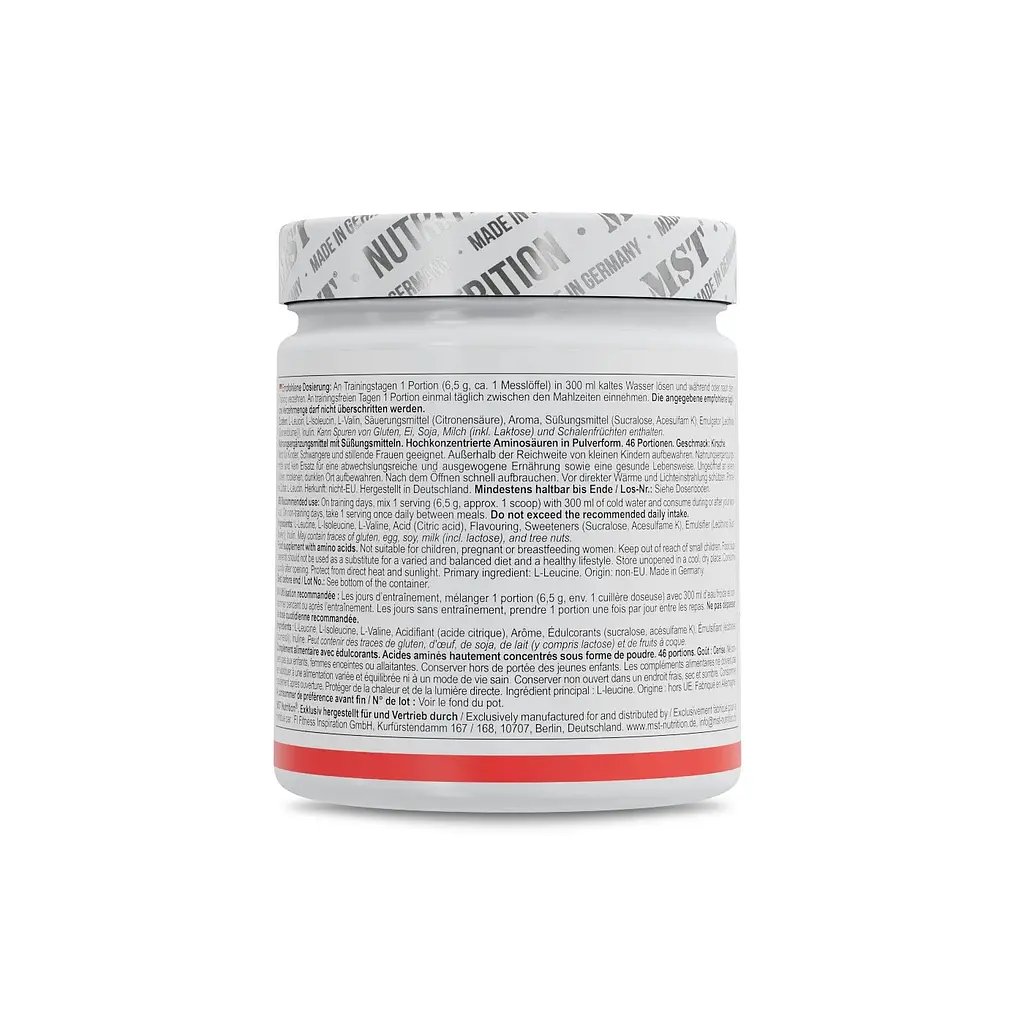 Амінокислоти MST Nutrition BCAA ZERO, 300 грам - Вишня - фото 3