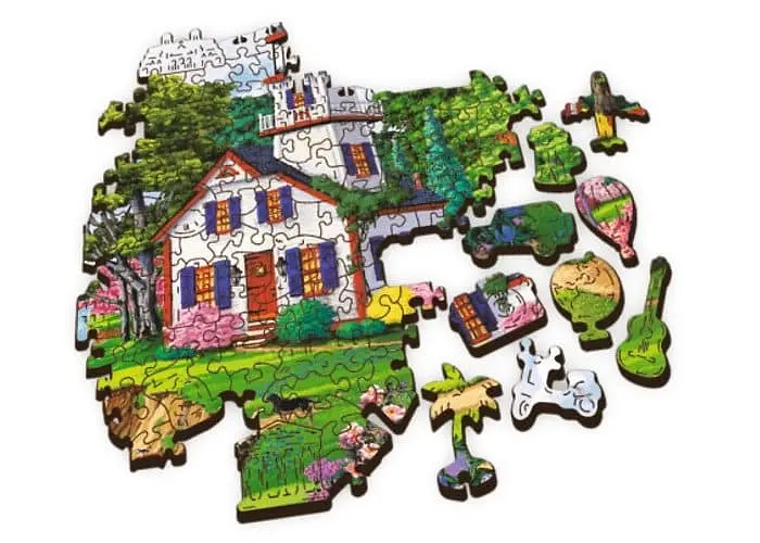 Пазл Trefl дерев'яний фігурний Пристань влітку 500+1 ел. (20161) - фото 3