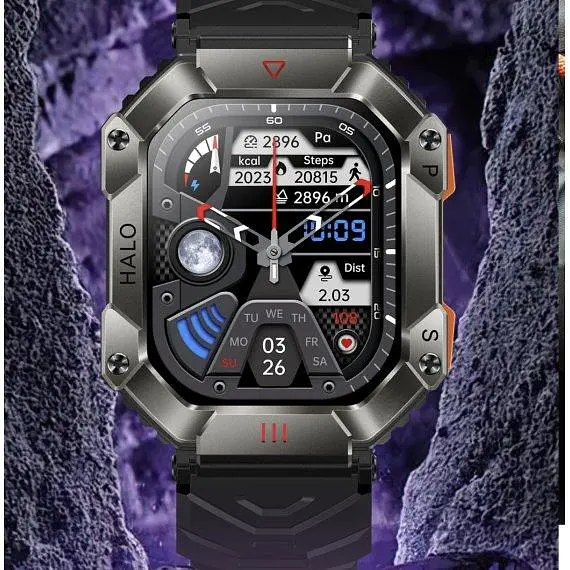 Умные смарт часы Smart Racer K+ с компасом (Черные) - фото 9
