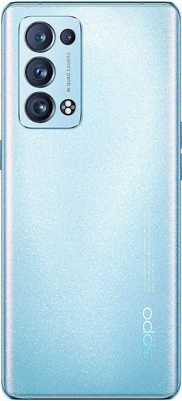 Смартфон Oppo Reno6 Pro 5G 12/256GB (Arctic Blue) [63336] - фото 2