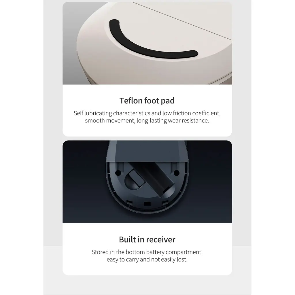 Мишка Xiaomi Dual-mode Wireless Mouse 2 White (BHR8849GL) (1122317) - фото 5