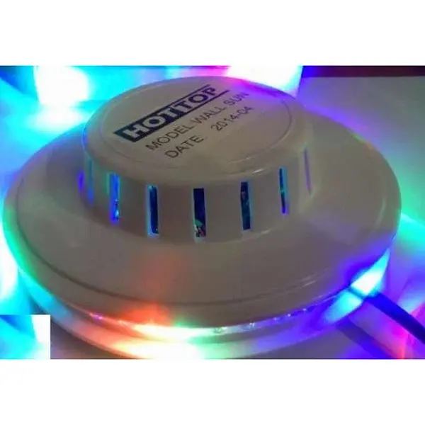 LED-устройство HOT TOP WALLSUN 48 цветных мерцающих по кругу лучей - фото 2