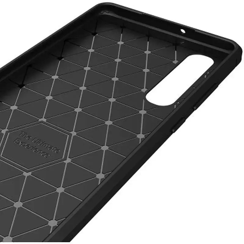 Чохол до мобільного телефона Laudtec для Huawei P30 Carbon Fiber (Black) (LT-P30B) - фото 6
