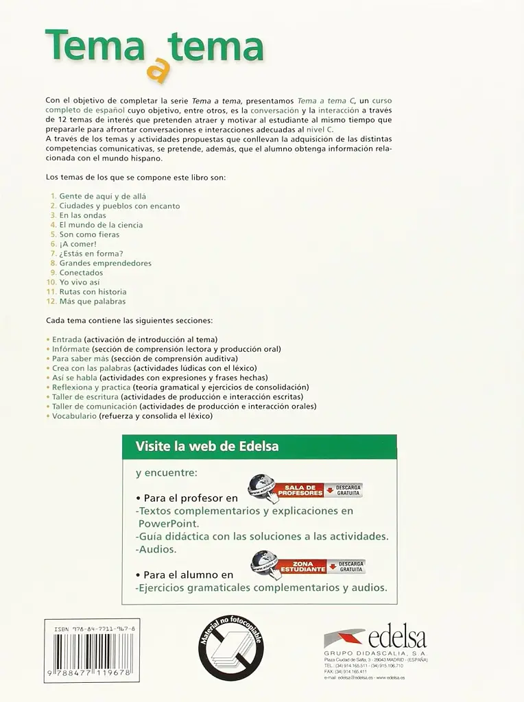 Tema a tema C1/C2 Libro del alumno - фото 2