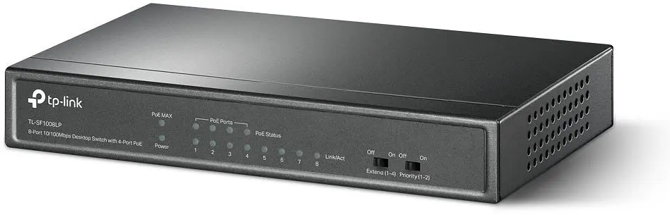 Коммутатор TL-SF1008LP, 8x1FE (4xPoE), 41Вт, Неуправляемый TP-Link teh0018153 - фото 3