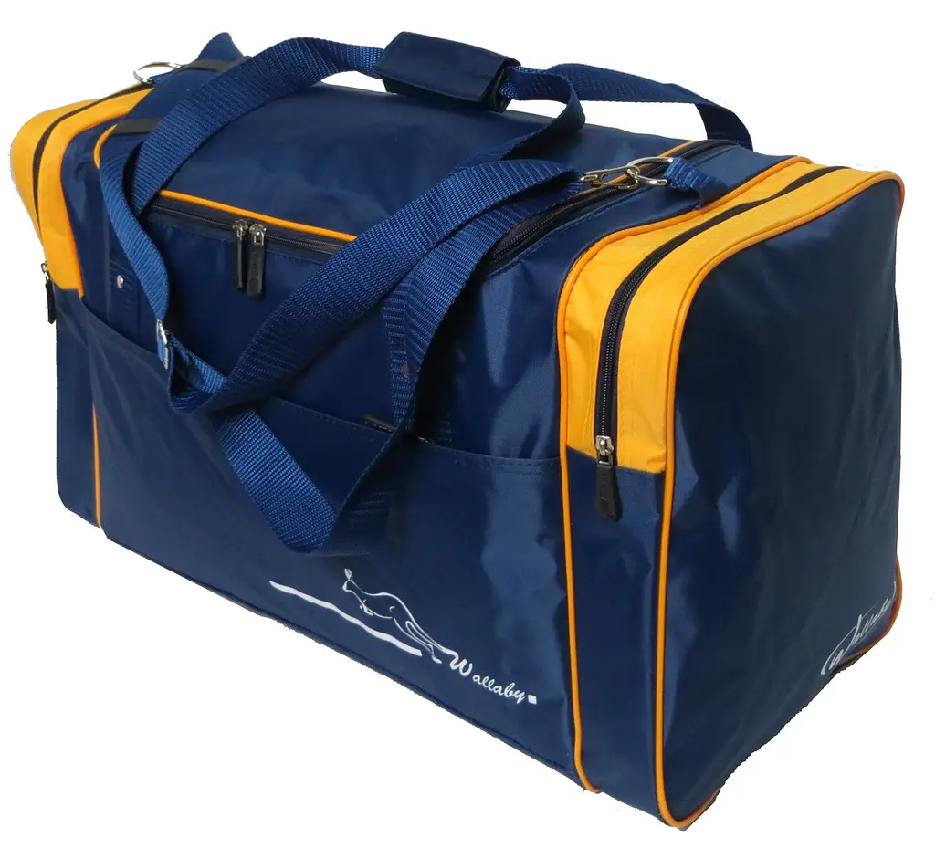 Дорожня сумка Wallaby 430-3 60л Синій з жовтим - фото 3