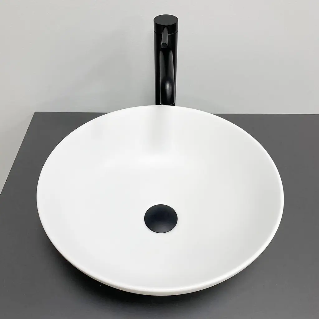 Умивальник VBI Amalfi white matt накладний VBI-013400, Білий матовий - фото 3