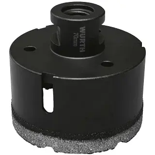 Коронка алмазна Wurth Hard Ceramic 70 мм M14 (1457440070)