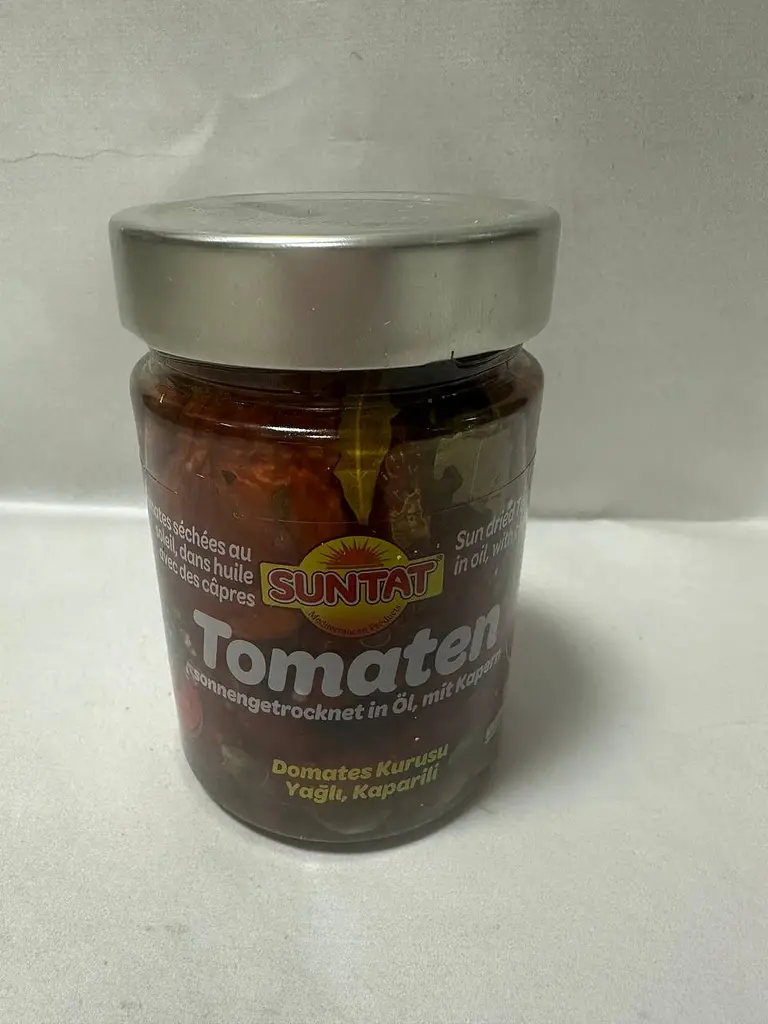 Томати в'ялені Suntat Tomaten Sun dried tomatoes in oil with capers 330 мл