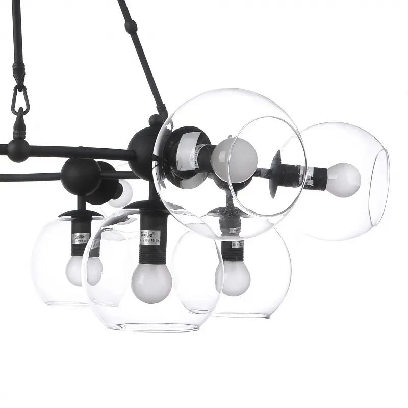 Люстра молекула Brille E14 40W BK (BL-250S/12) - фото 3