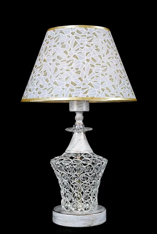 Настольная лампа Splendid Ray N29929/1T(A+B), E27, LED, 42 см, белый и золотой, современный стиль для дома - фото 2