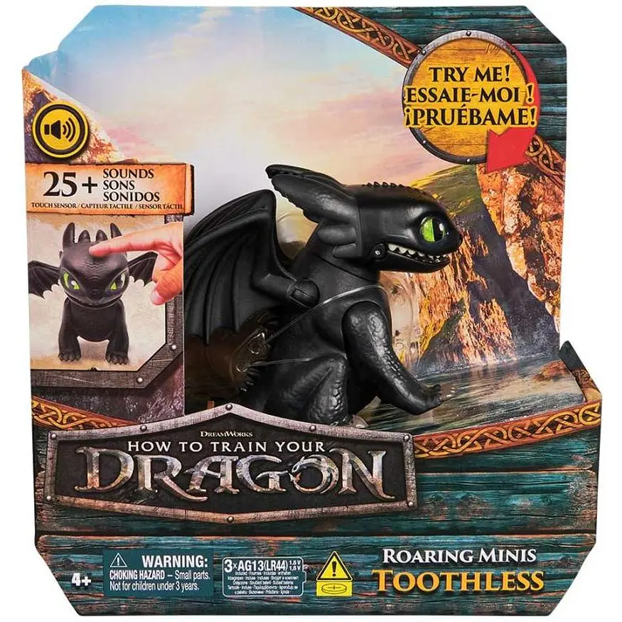 Интерактивный дракон Dragons Как приручить дракона Беззубик 10 см черный (SM66676/6074239) - фото 9