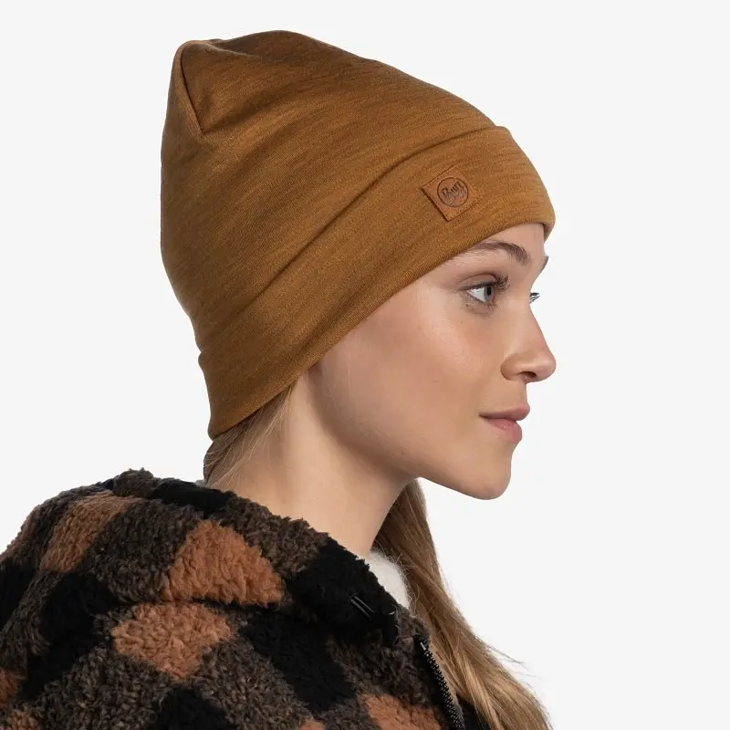Шапка Buff Merino Heavyweight Beaney Solid Mustard (1033-BU 111170.118.10.00) - фото 4
