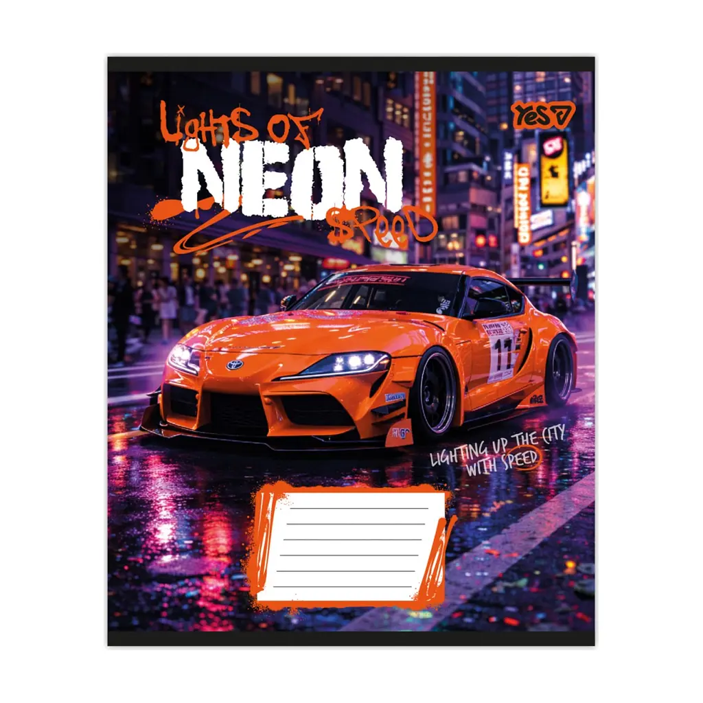 Зошит Yes Neon А5 24 аркушів лінія (768813), в асортименті - фото 6