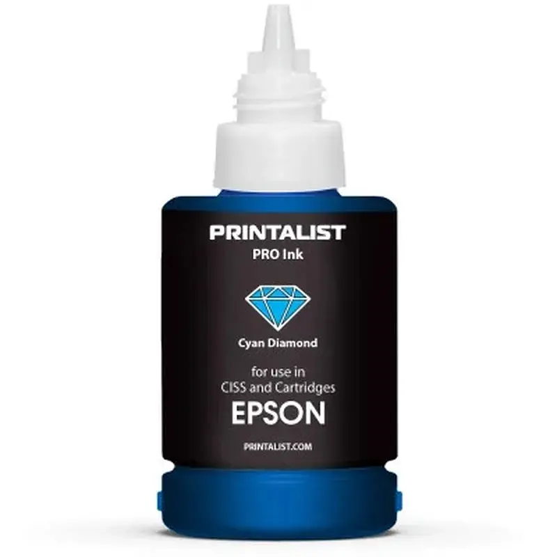 Чорнило Printalist Epson 140г Cyan (PL-INK-EPSON-C) - фото 2