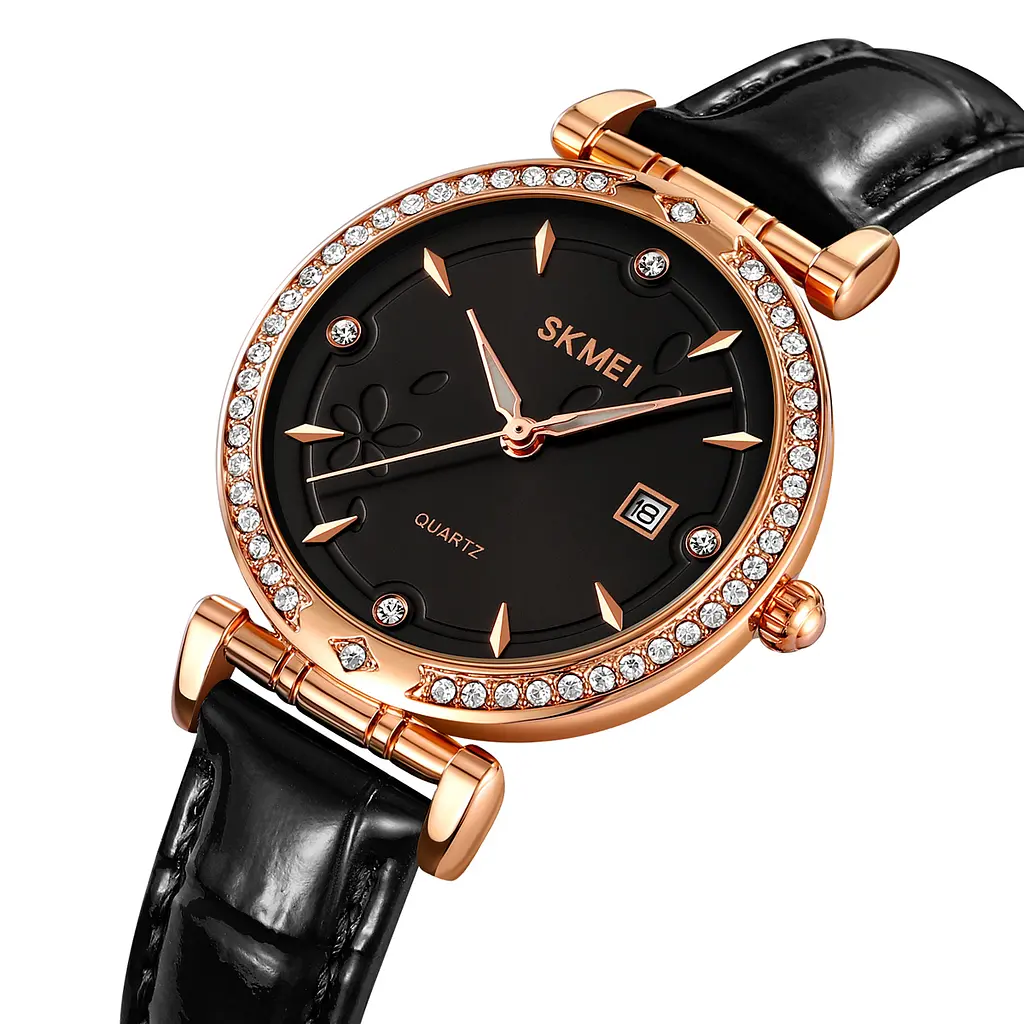 Жіночий наручний годинник 2169RGBK Rose Gold-Black Skmei acs0030203 - фото 2
