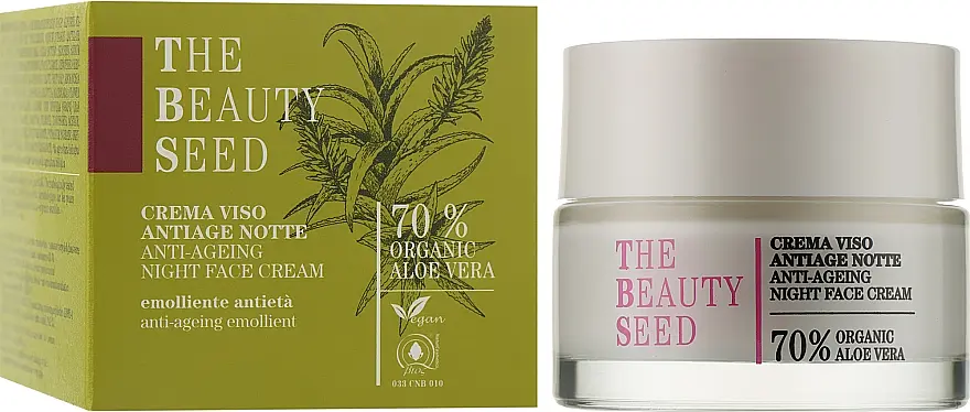 Нічний крем для обличчя Bioearth The Beauty Seed 2.0 Anti-Age 50 мл - фото 2