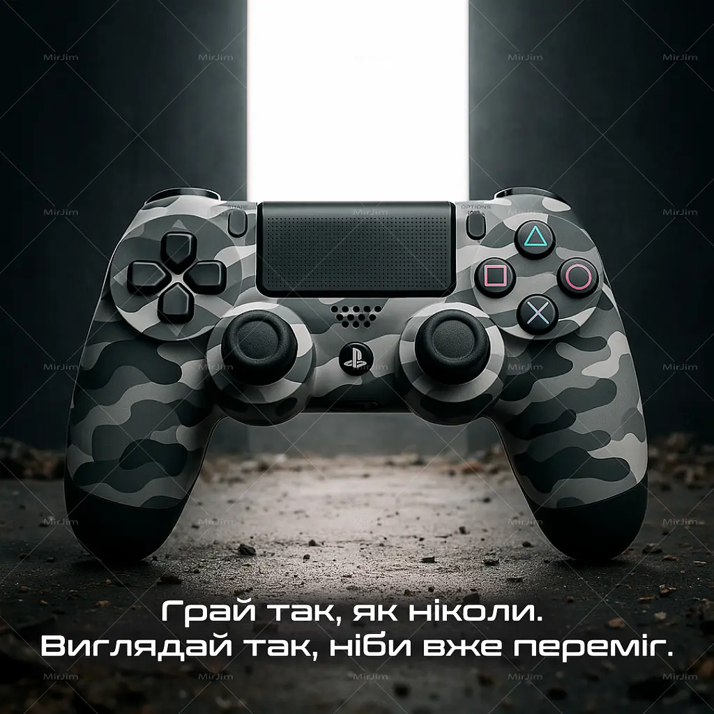 Бездротовий геймпад Sony PlayStation/PC DualShock 4 Green Camo - фото 7