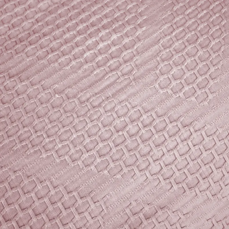 Комплект постільної білизни MirSon №20-00 Waffle Powder 2x143x210 см пудровий (2200011032368) - фото 6