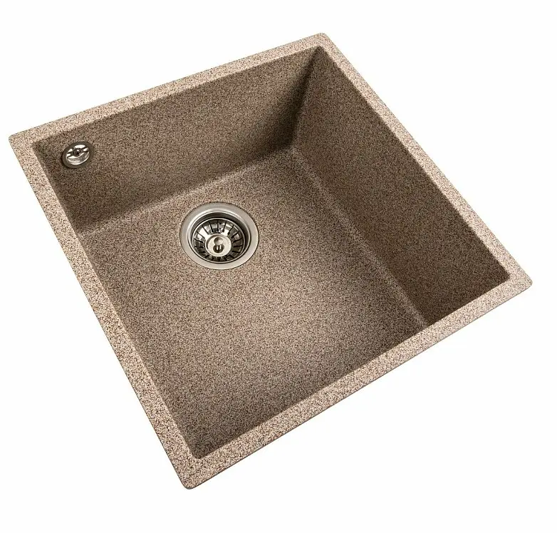 Кухонна мийка Platinum 4040 RUBA матова карамель (SP000040838) - фото 7