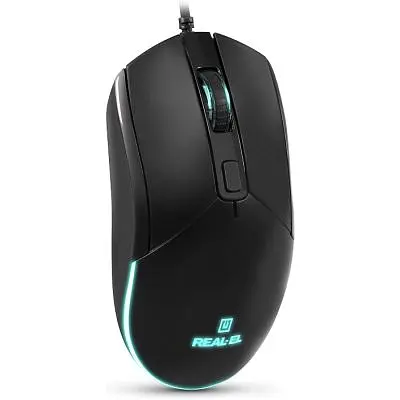 Комп'ютерна мишка Real-El RM-515 USB Black (EL123200059) - фото 7