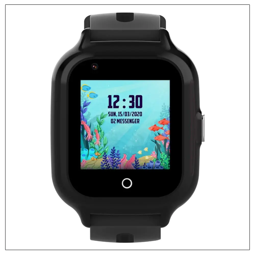 Смарт-годинник дитячий Wonlex KT23 з камерою WI-FI GPS SIM-карта відеодзвінок Black (17768-hbr) - фото 2