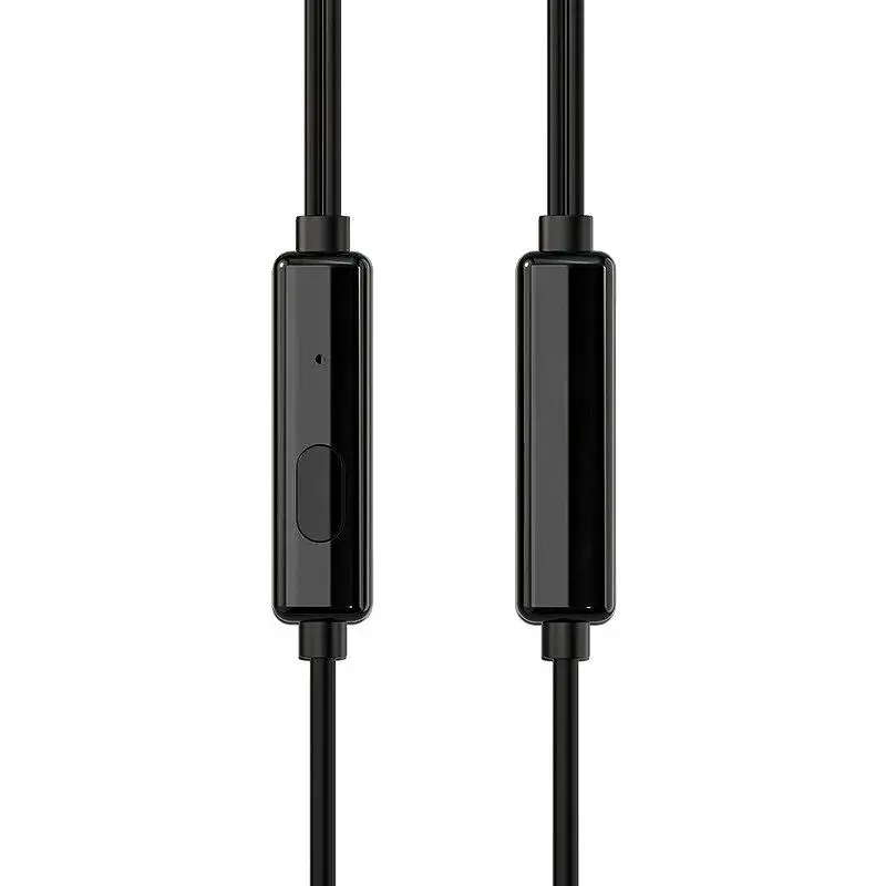 Наушники вакуумные Borofone Bm28 Jack 3.5 с эластичным кабелем черные - фото 2