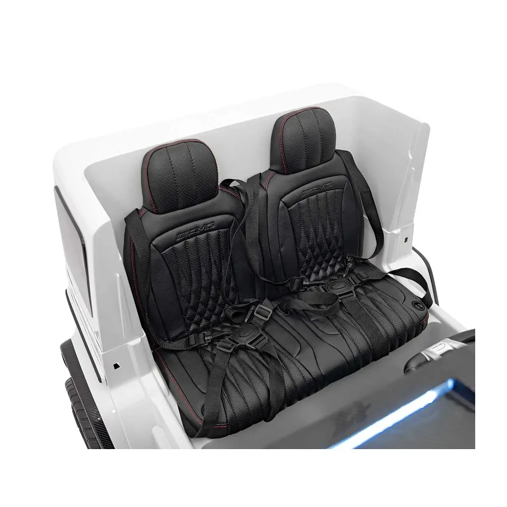 Дитячий електромобіль Ramiz Mercedes-Benz G63 AMG XXL MP4 24 В, білий (PA.DK-G63.MP4.BIA) - фото 3