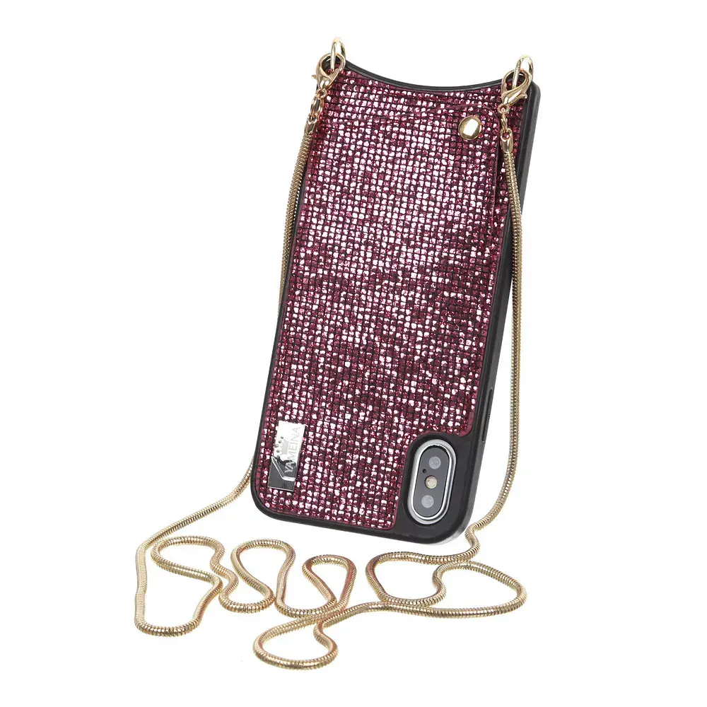 Чехол Becover Glitter Wallet для iPhone Xs Max Pink (703623) - фото 2