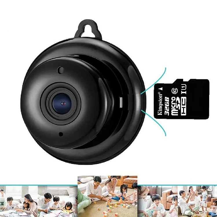 Мини wifi камера IP Konlen KL-Q2, беспроводная, 2 Мп, 1080P, SD карта до 128 Гб, без аккумулятора (100205) - фото 4