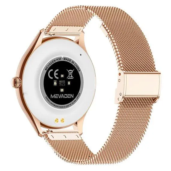 Годинник жіночий розумний наручний UWatch Smart Milano 2 ремінця Gold Steel (2429222047) - фото 7