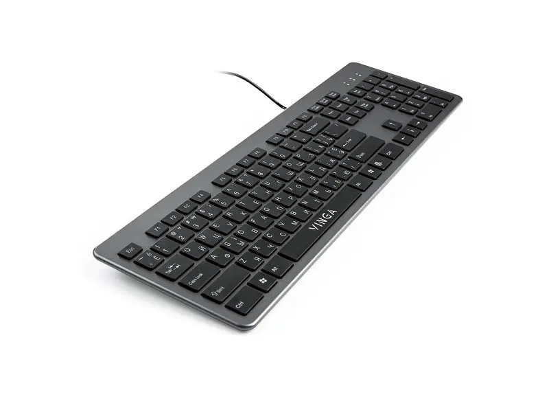 Клавіатура Vinga KB735 Black-Gray - фото 3