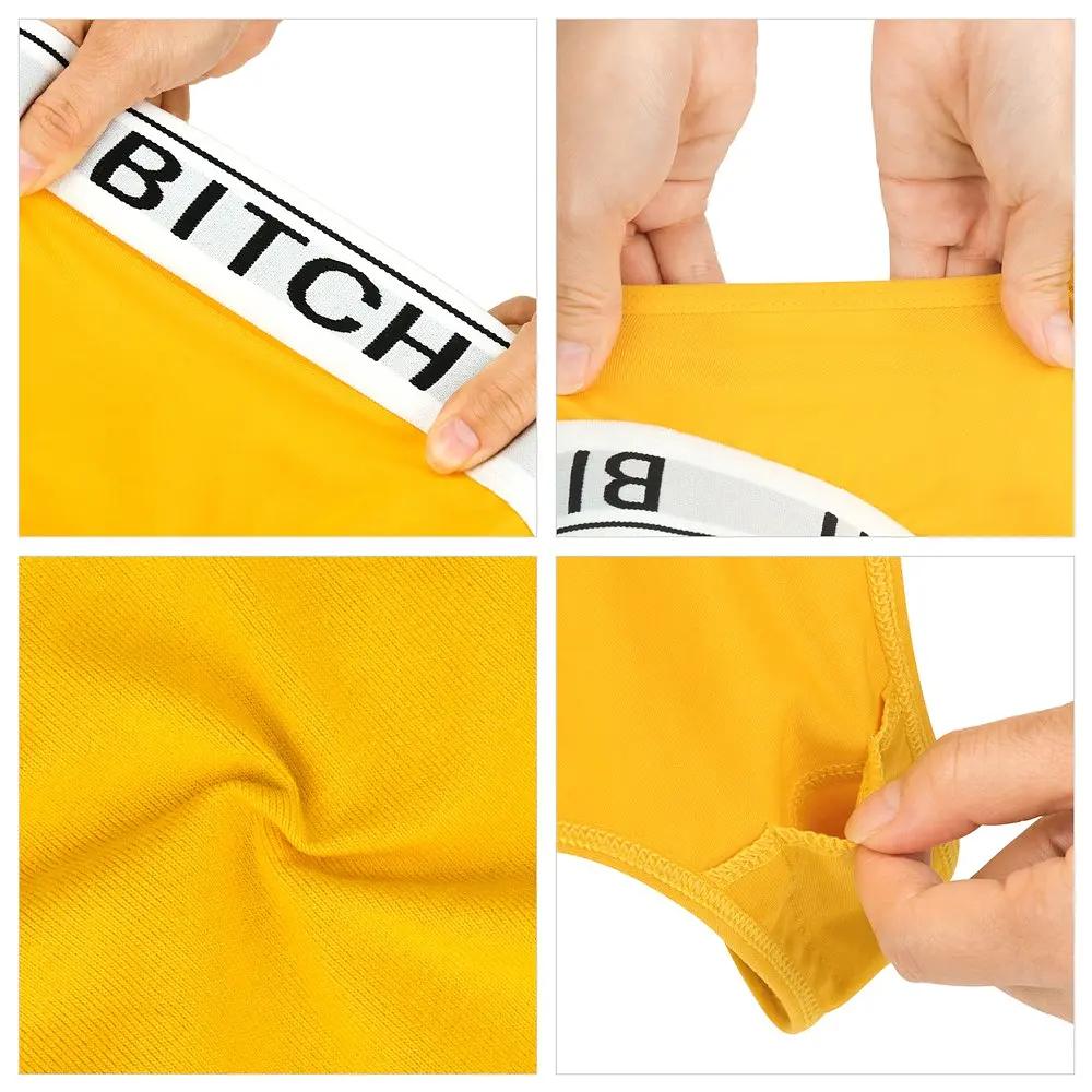 Трусики Lovetoy Ingen Bitch Vibrating Panties XS/S жовтий - фото 18