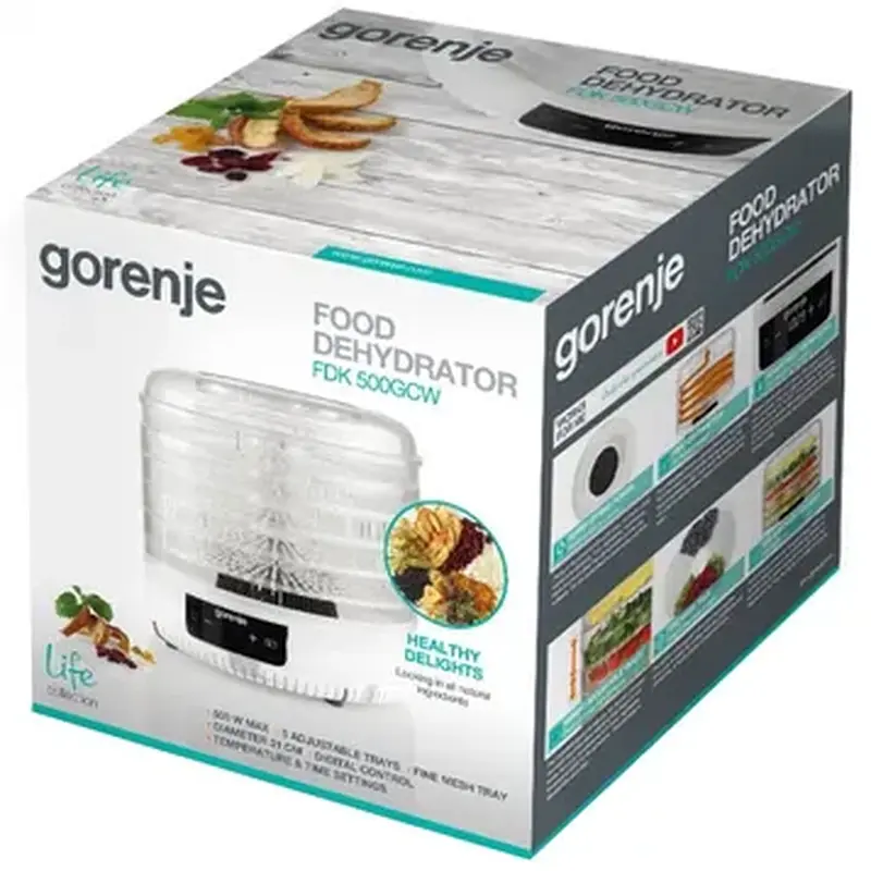 Сушка для фруктів GORENJE FDK 500 GCW Уцінка - фото 5