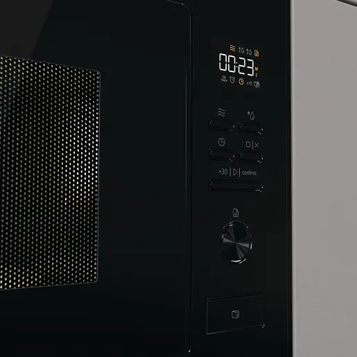 Микроволновая печь Gorenje встраиваемая 25л 900Вт гриль дисплей черный - фото 6