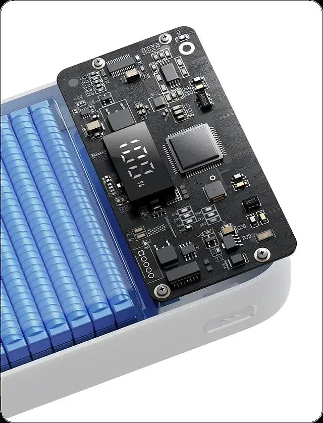 Повербанк Baseus 20000 mAh 22.5W з вбудованими кабелями Type-C та Lightning з LED-дисплеєм і швидкою зарядкою PD/QC - фото 8